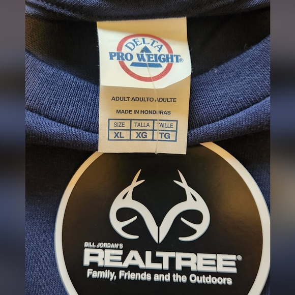 Realtree Deer Reflection T-Shirt  Size XLarge Color Navy - Picture 3 of 3